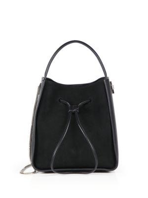3.1 Phillip Lim Soleil Small Suede & Leather Drawstring Bucket Bag