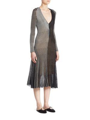 Proenza Schouler Metallic Knit Dress