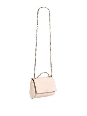 Givenchy Mini Pandora Box Python Chain Crossbody Bag
