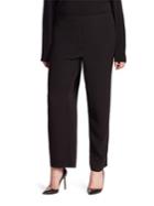 Eileen Fisher, Plus Size Silk Straight-leg Ankle Pants
