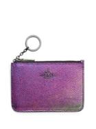 Coach Iridescent Leather Key Pouch