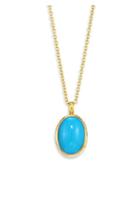 Gurhan 24k Yellow Gold & Turquoise Pendant Necklace