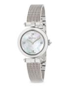 Gucci Diamantissima Mother-of-pearl & Stainless Steel Bracelet Watch