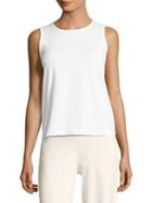Eileen Fisher Solid Cotton Tank Top