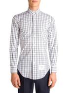 Thom Browne Checkered Long Sleeve Shirt