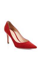 Gianvito Rossi Suede Point Toe Pumps/3.5