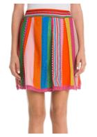 Moschino Multi-color Wool Knit Skirt