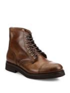 Brunello Cucinelli Cap Toe Leather Boots