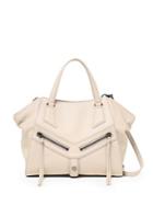 Botkier New York Trigger Angled Leather Satchel