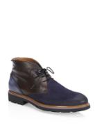 Saks Fifth Avenue Collection Mixed Media Leather Chukka Boots