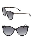 Gucci 57mm Cateye Acetate Sunglasses