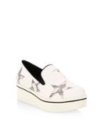 Stella Mccartney Binx Snake And Lace Star Sneakers
