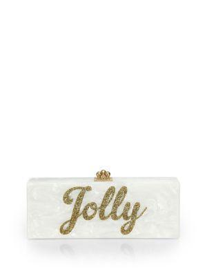 Edie Parker Flavia "jolly" Holiday Clutch