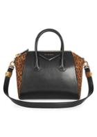 Givenchy Leopard Suede & Leather Antigona Bag