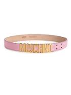 Moschino Large Logo Belt