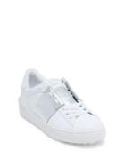 Valentino Open Low-top Leather Sneakers