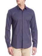 Salvatore Ferragamo Jacquard Casual Button-down Shirt