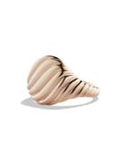 David Yurman Cable Pinky Ring In Rose Gold