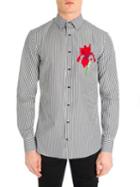 Alexander Mcqueen Embroidered Button-down Shirt