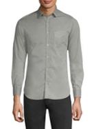 Officine Generale Pigment-dyed Cotton Button-down Shirt