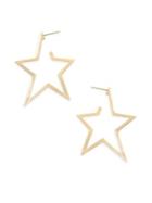 Jennifer Zeuner Jewelry Sade Large Star Earrings