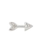 Loquet Arrow Diamond & 18k White Gold Charm