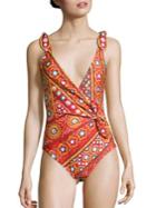 Moschino Fantasy Printed One-piece Swimsuit