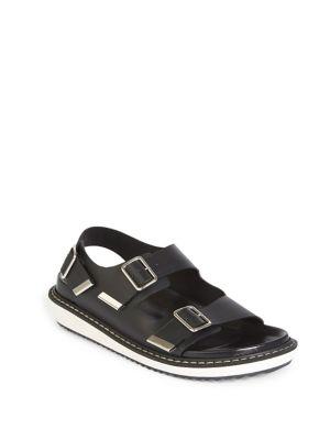 Givenchy Double Strap Wedge Sandals