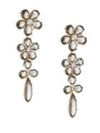 Kate Spade New York In Full Bloom Crystal Linear Earrings