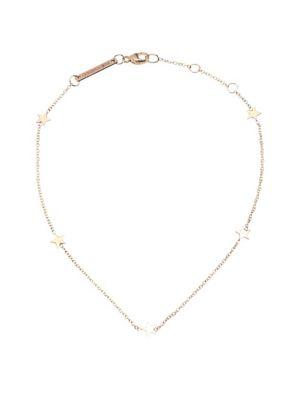 Zoe Chicco 14k Yellow Gold 5 Itty Bitty Stars Anklet