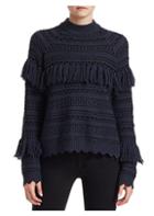 Jonathan Simkhai Wool Tassel Sweater