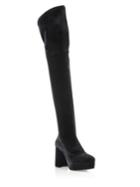 Miu Miu Stretch Velvet Over-the-knee Boots