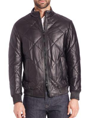 Hugo Boss Naris Leather Jacket LookMazing