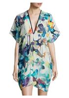 Shan Lily Rose Silk Coverup