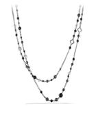 David Yurman Elements Chain Necklace With Black Onyx & Hematine