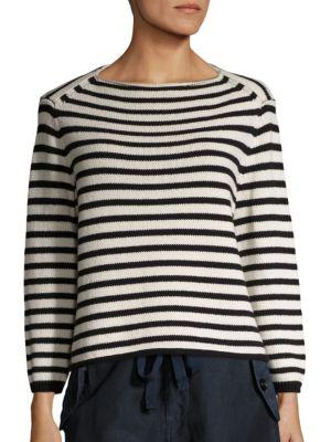 Vince Striped Knit Pullover