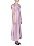 Balenciaga Silk Ruffle Maxi Dress