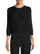 Kate Spade New York Bloom Floral Lace Cotton Cardigan