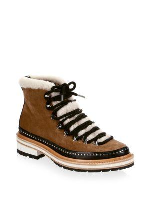 Rag & Bone Compass Shearling Leather Hiker Boots