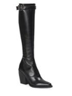 Chloe Rylee Buckle Leather Knee-high Boots