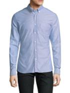 Tomas Maier Twisted Oxford Casual Button-down Shirt