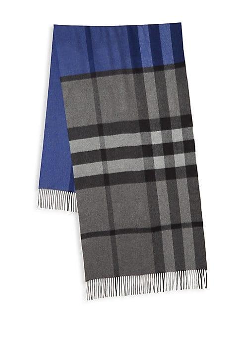 Burberry Cashmere Checked Scarf