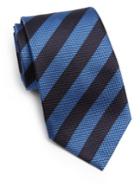 Giorgio Armani Textured Stripe Silk Tie