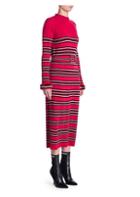 Fendi Cashmere Wool Belted Midi Dress