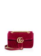 Gucci Gg Marmont Velvet Chain Shoulder Bag