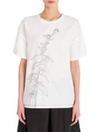 Jil Sander Classic Embroidered Tee
