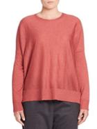 Eileen Fisher, Plus Size Dropped Shoulder Sweater