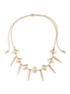 Abs By Allen Schwartz Jewelry Chokers Spike Drop Adjustable Necklace