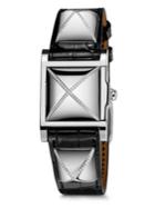 Hermes Watches Medor Pm Diamond, Stainless Steel & Alligator Strap Watch
