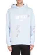 Givenchy Cuban Destroyed Logo Cotton Hoodie
